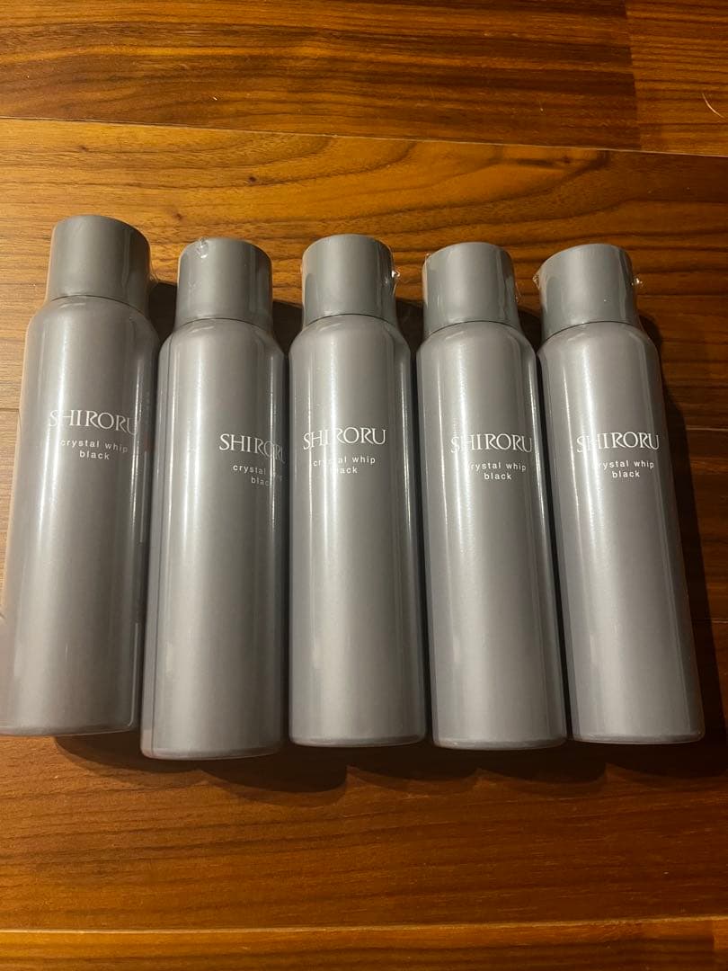 新品　SHIRORU クリスタルホイップブラック 120ml 5本セット クリスタルホイップ ブラック｜SHIRORU(シロル)公式オンラインストア