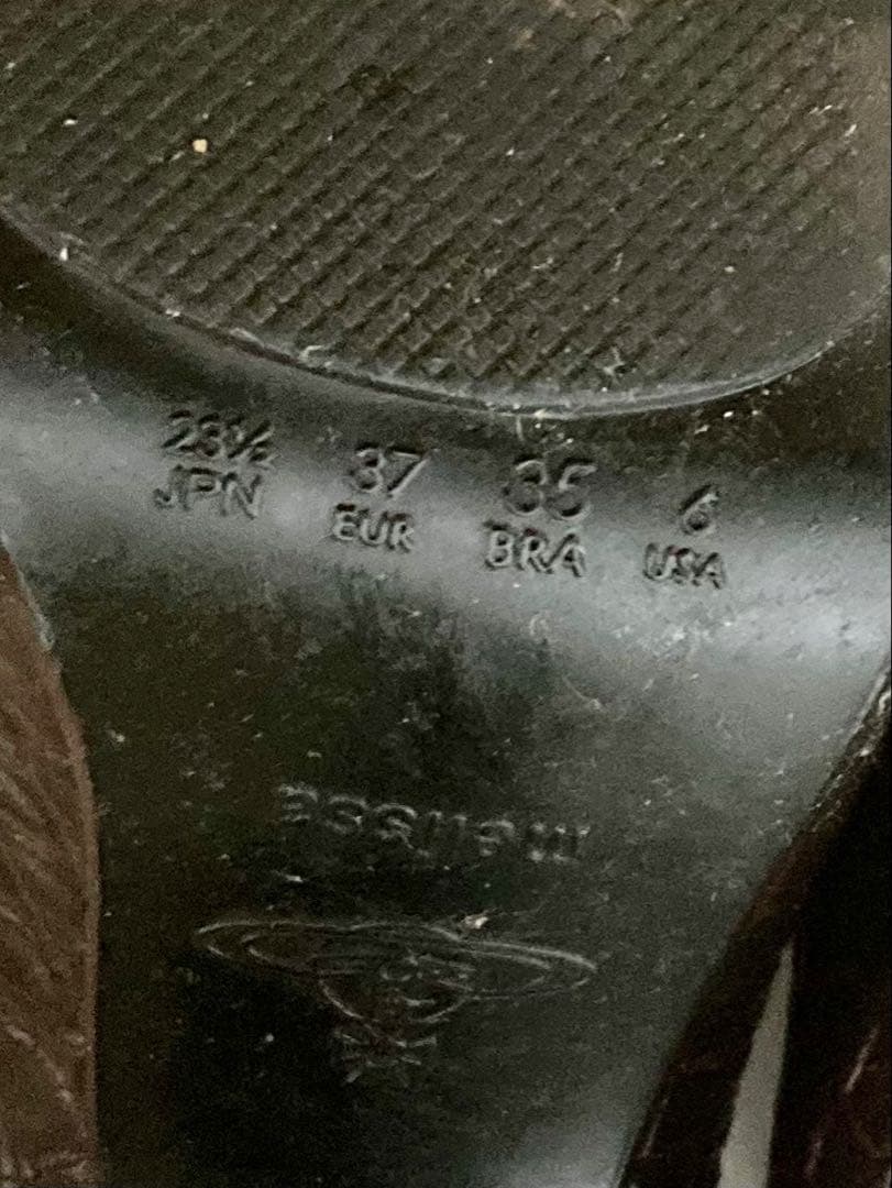 Vivienne Westwood ×メリッサ　クロコ調ハイヒール　23.5cm