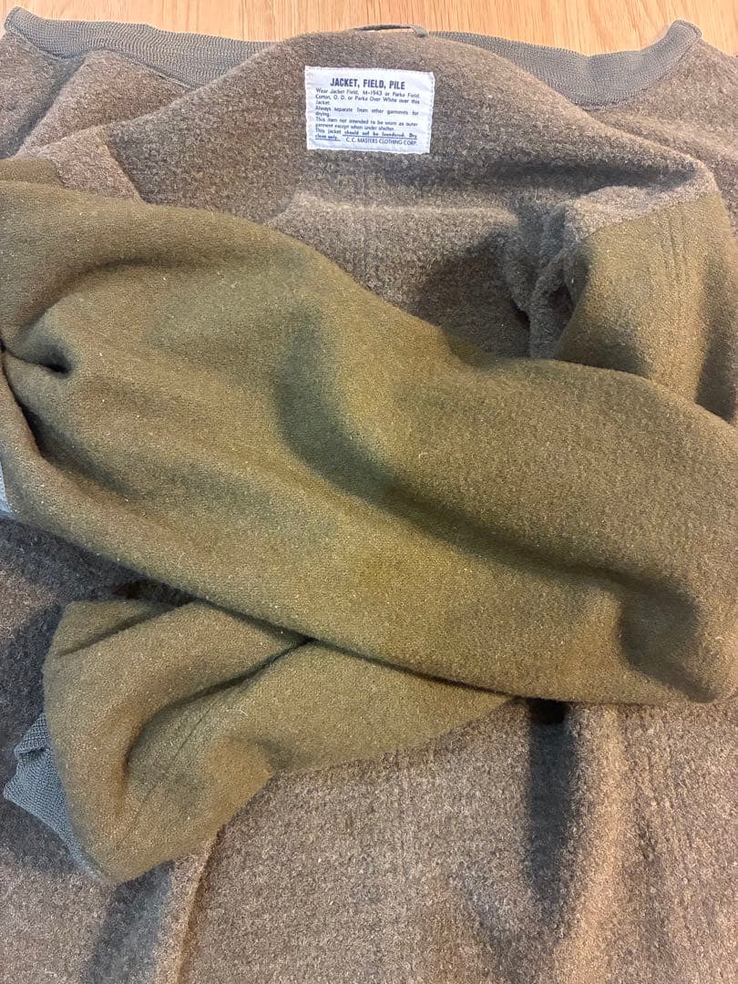 m43 パイルライナージャケット　c.c.masters US ARMY