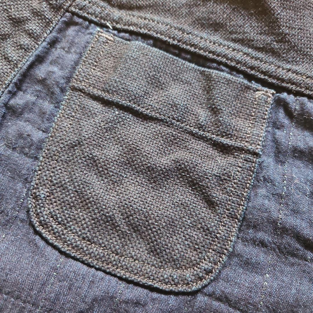 スノーピーク どてら 藍染 インディゴ カーディガン風ジャケット