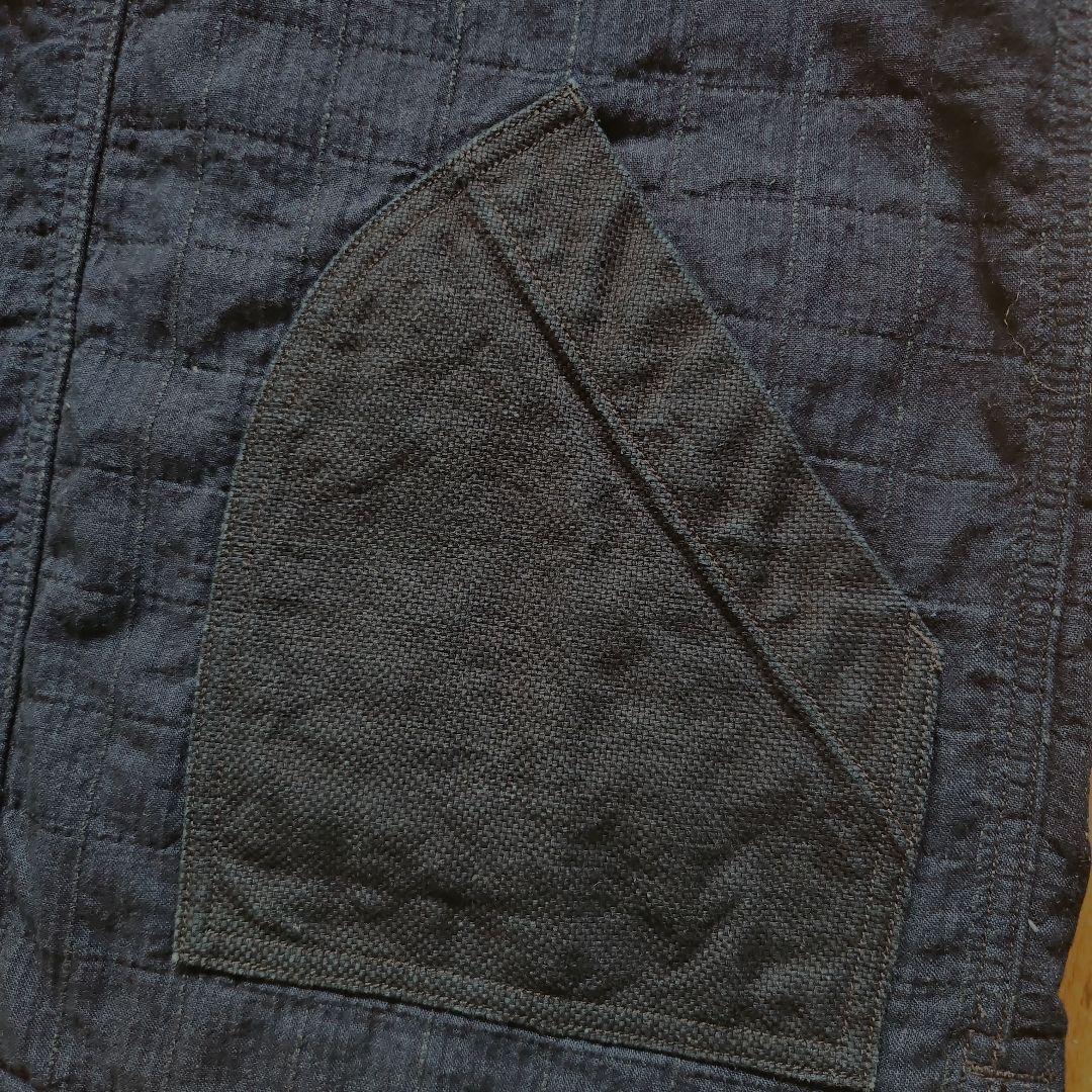 スノーピーク どてら 藍染 インディゴ カーディガン風ジャケット