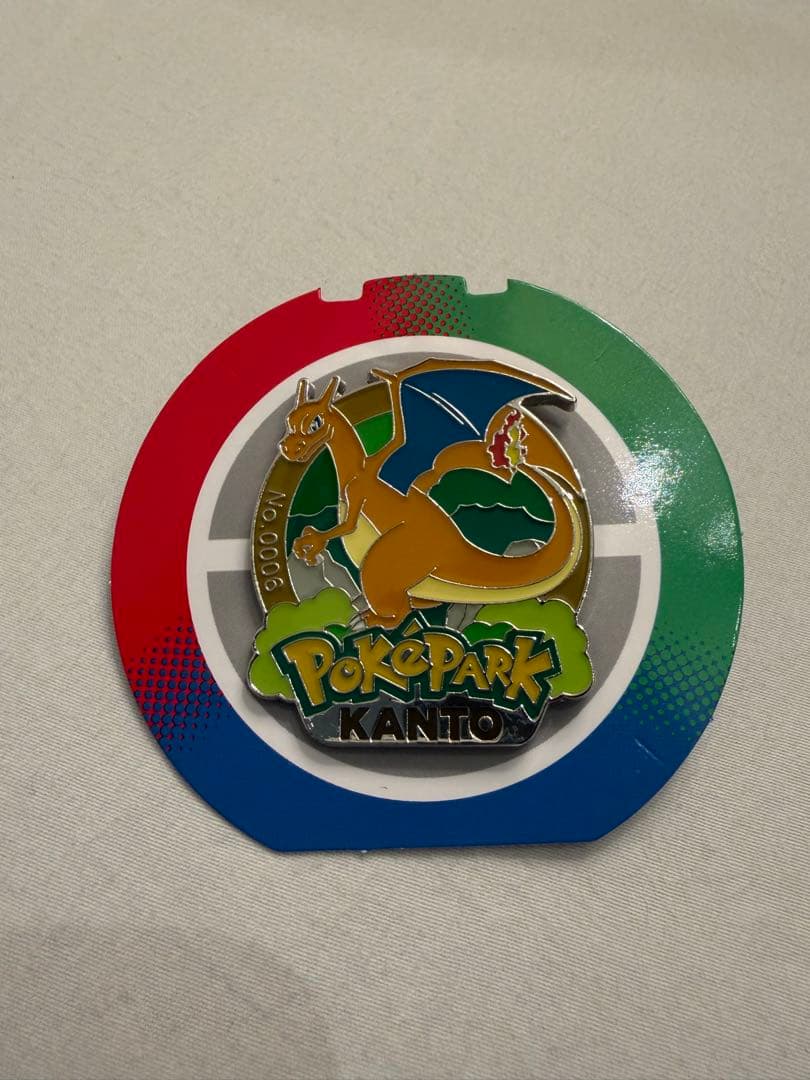 ポケパークカントー限定 ピンバッジ No.006 リザードン - メルカリ