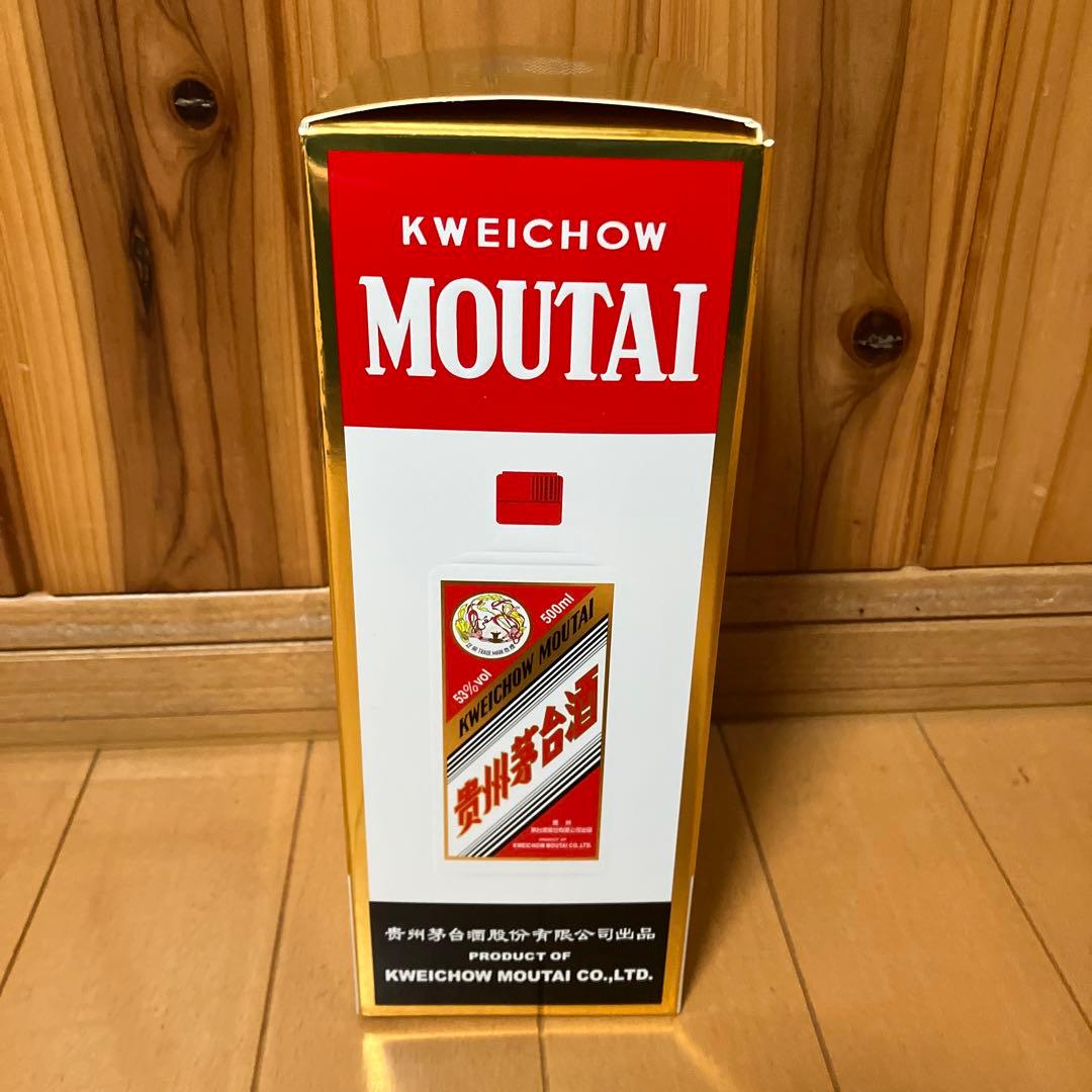 新品未開封　貴州茅台酒 マオタイ酒　2025 500ml 53% 付属グラス2個 貴州茅台酒 マオタイ酒 MOUTAI 茶ボトル/未開栓/箱付き[値下]｜商品