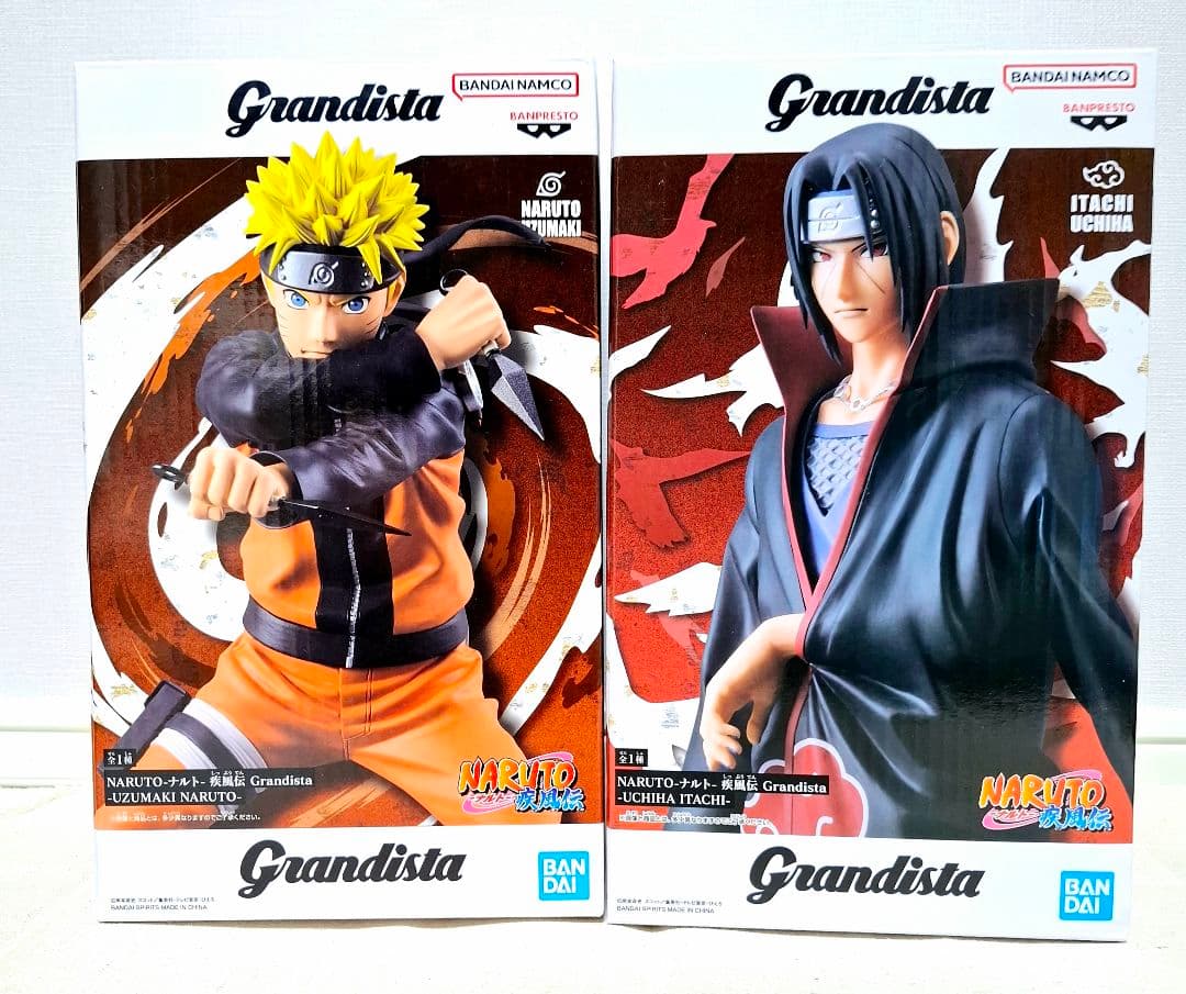 NARUTO疾風伝 Grandista うずまきナルト うちはイタチフィギュア➁