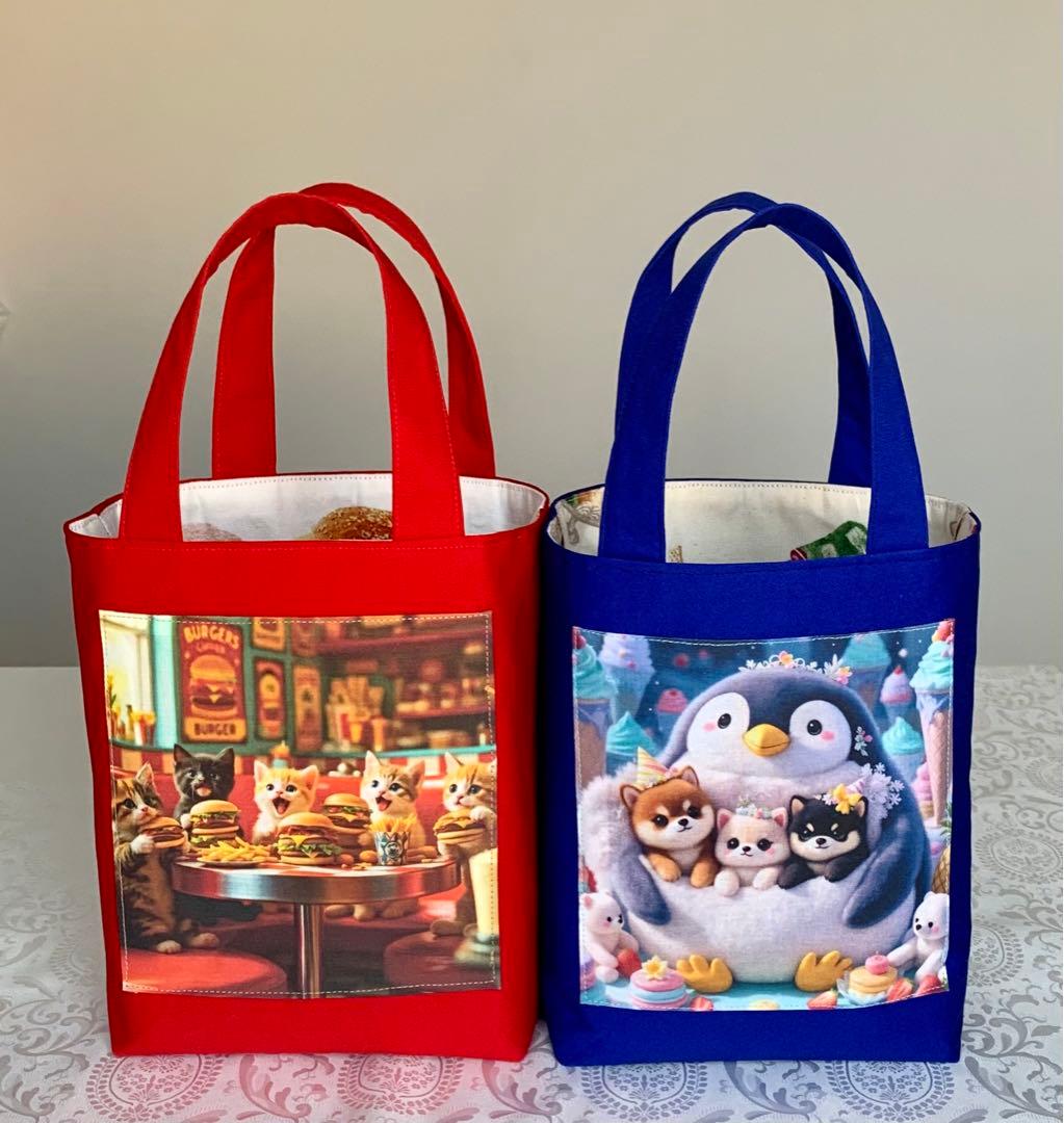 ♥︎むっち♥︎様専用 ドールパネル生地 トートバッグ