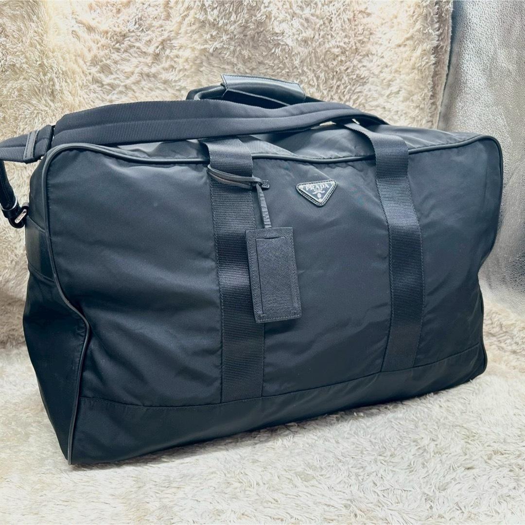 【美品】プラダ ボストンバッグ ブラック ナイロン 三角ロゴ ユニセックス 極美品】プラダ 三角ロゴ ナイロン ボストンバッグ 黒 4635 - メルカリ