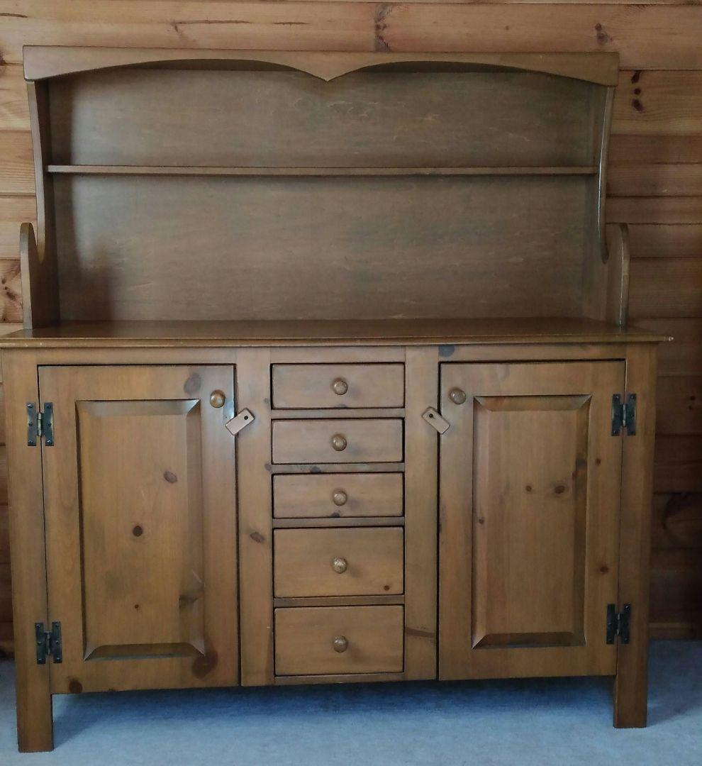 希少　アンファンカップボード　廃盤 アンファン / enfant 飾り棚 カップボード キャビネット パイン材