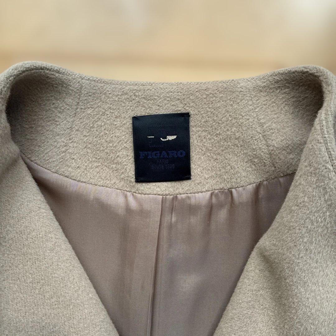 fukutani様専用 FIGARO Paris アンゴラコート - メルカリ