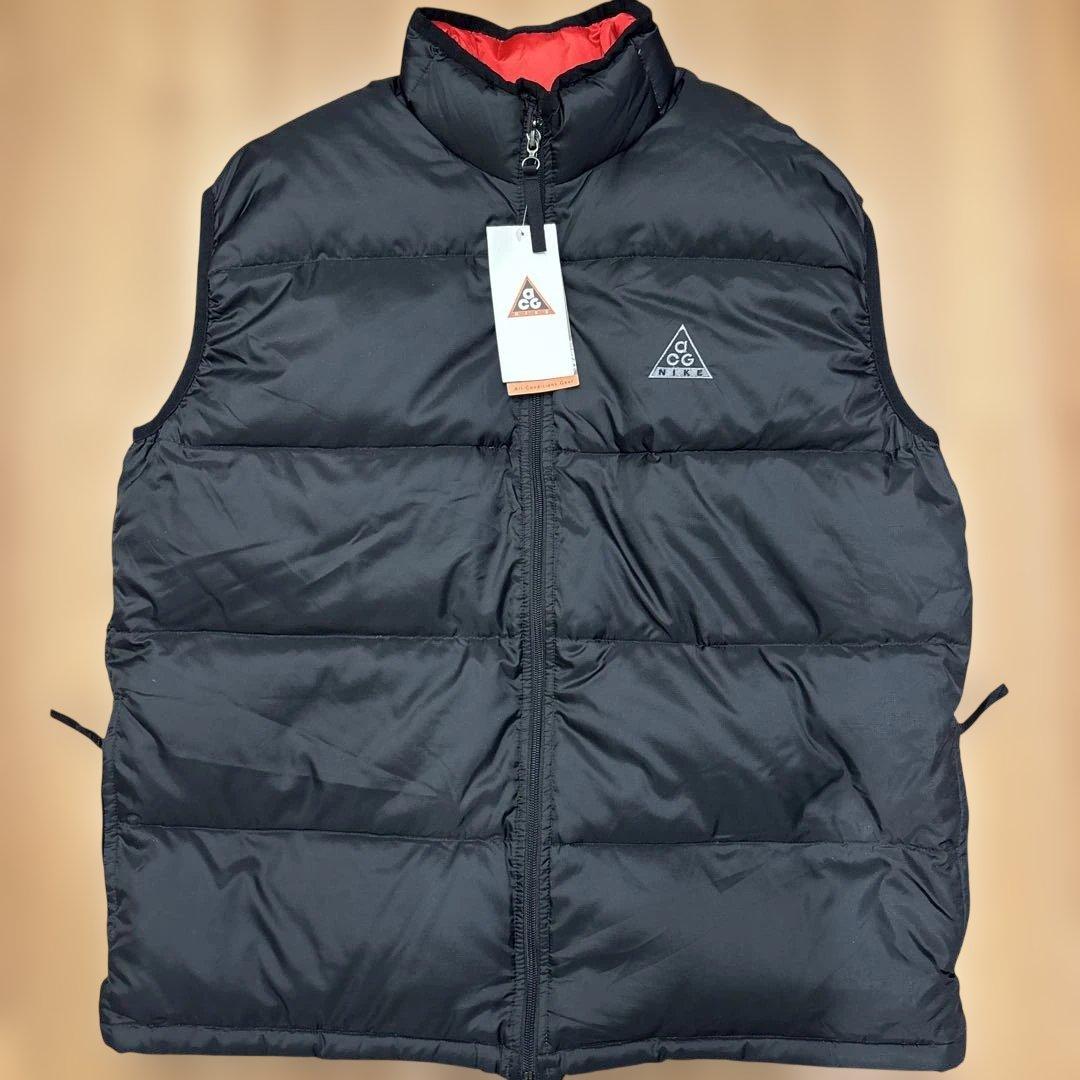 希少NIKE ACGブラック　ダウンベスト　XL 未使用 2026年最新】NIke acg ベスト xlの人気アイテム - メルカリ