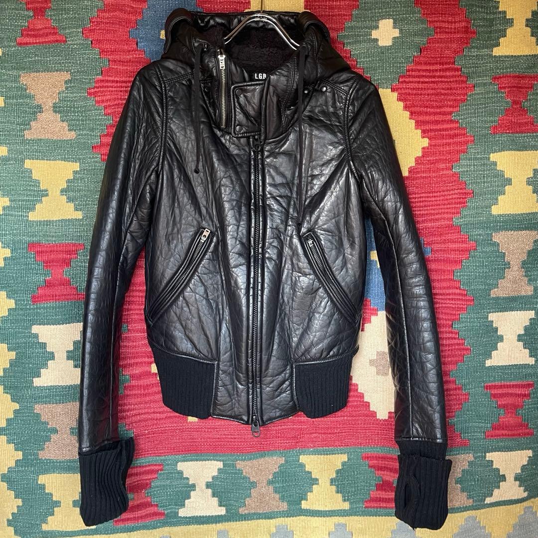 LGB レザージャケット L.G.B. パーカー　レザー　ジャケット 2026年最新】LGB レザーパーカーの人気アイテム - メルカリ