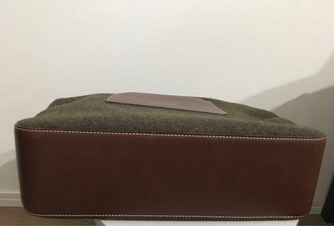 ソメスサドル メンズ ウールレザー トートバッグ