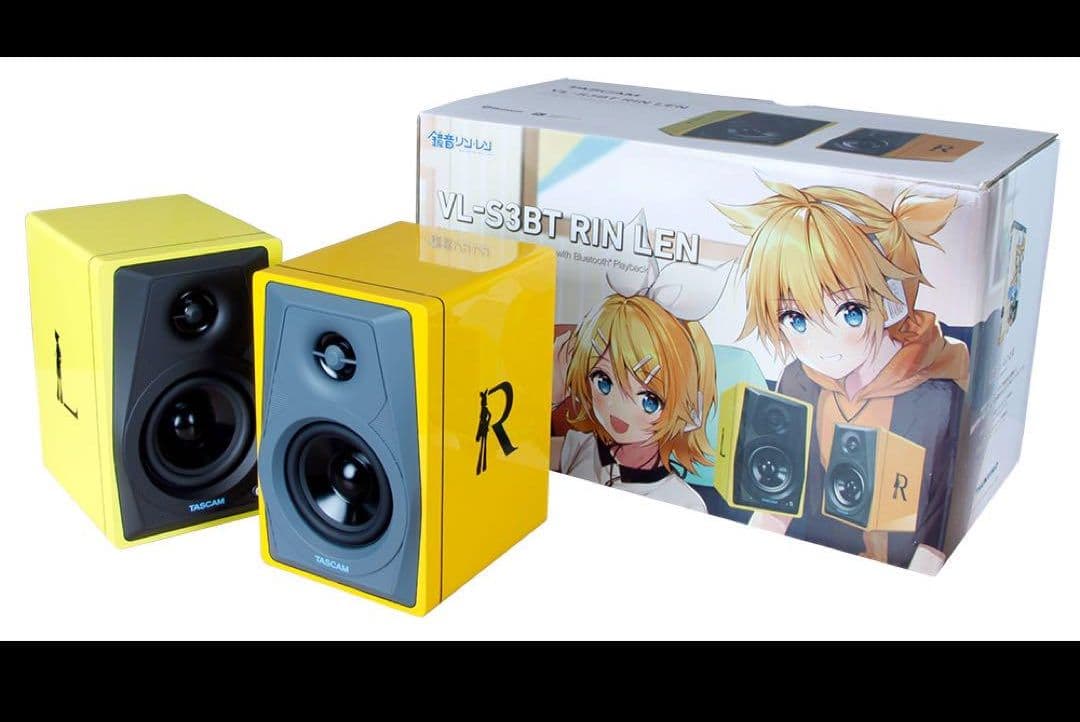 TASCAM VL-S3BT RIN LEN モニタースピーカー ボカロ音楽を愛するファンに捧げるモニタースピーカーが降臨! 初音