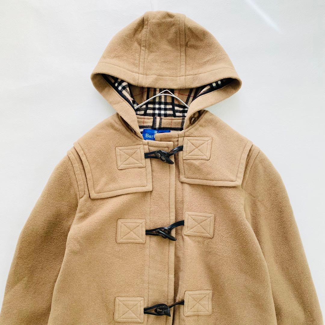 2505A 美品バーバリーロンドン ダッフルコート裏地ノバチェック ロング