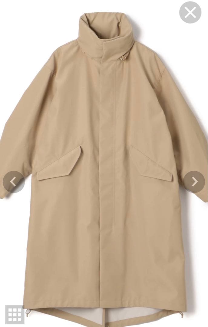 k*.様 Hyke ベージュ フード付きロングコート サイズ3 (新品・未開封) 11月4日(土)20:00～パリゴオンラインにて販売開始！】HYKE(ハイク) FW
