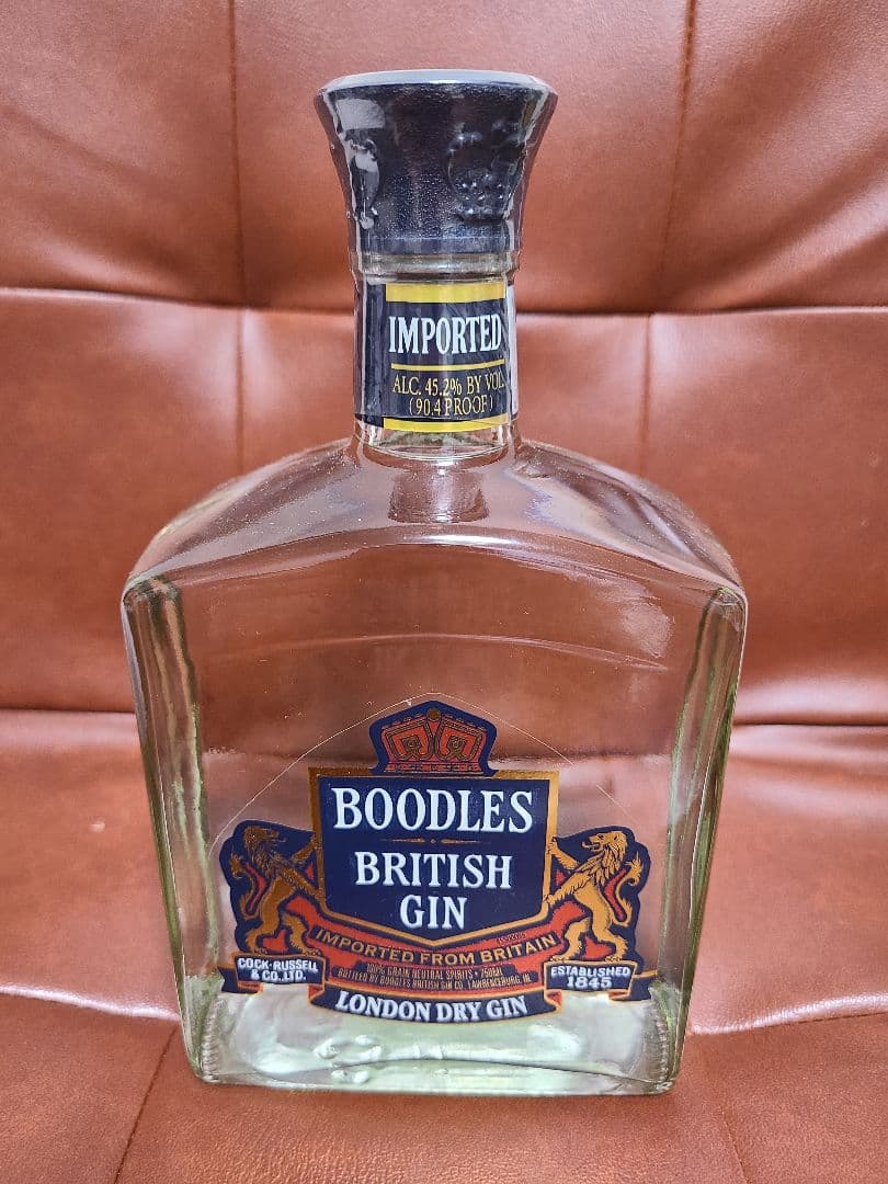 BOODLES BRITISH GIN 旧ボトル - メルカリ