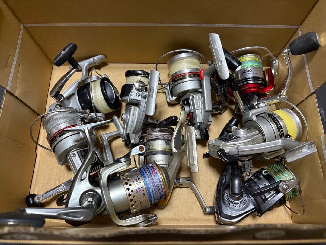 スピニングリール 9個まとめてセット Amazon | POSEIXUS スピニングリール 巻き心地の良いフルメタル釣り用