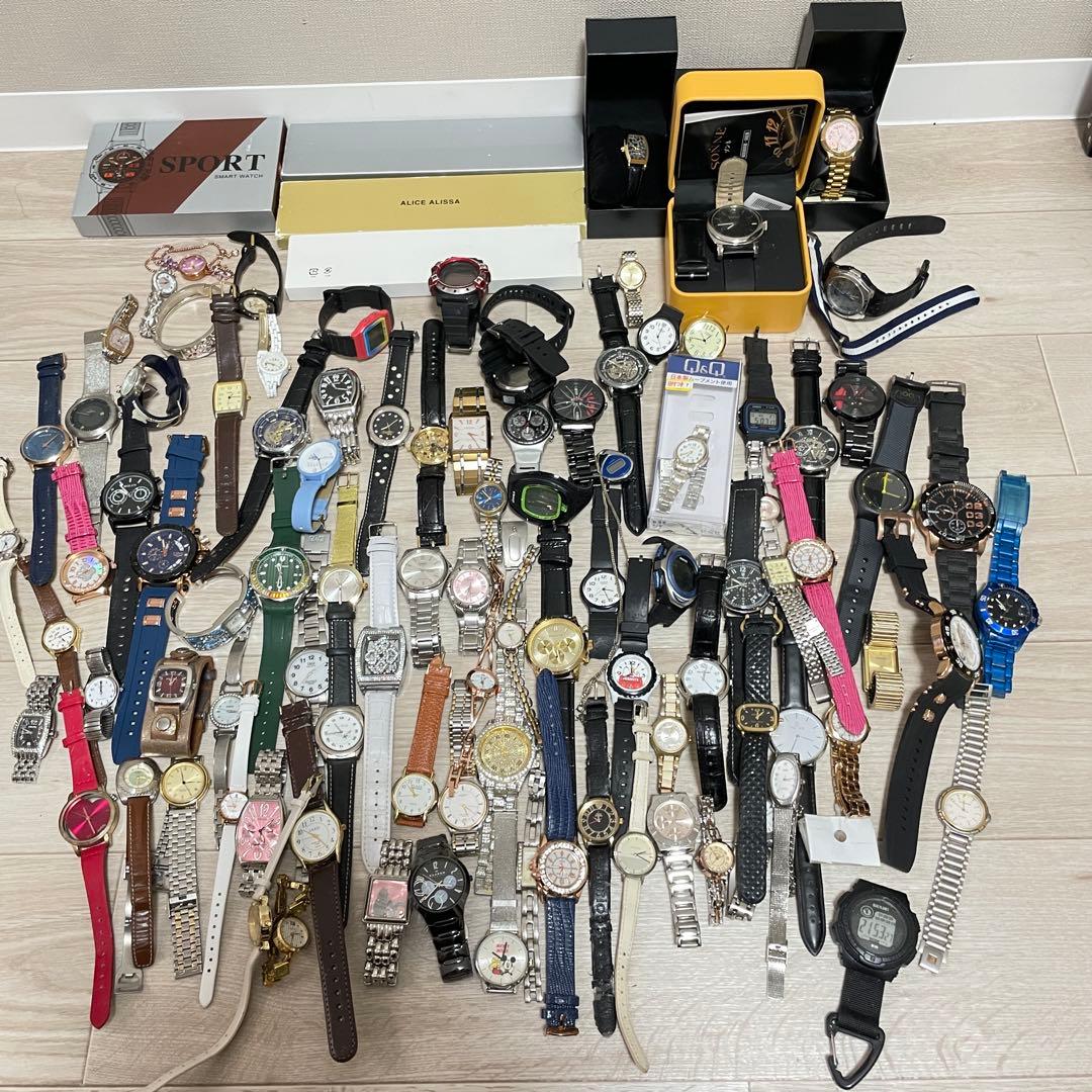 大量まとめ売り】腕時計 ジャンク品 約100点以上 SEIKO CASIO 他