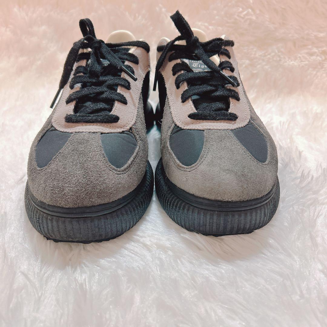 オニツカタイガー デレシティ グレー ブラック 26.5cm