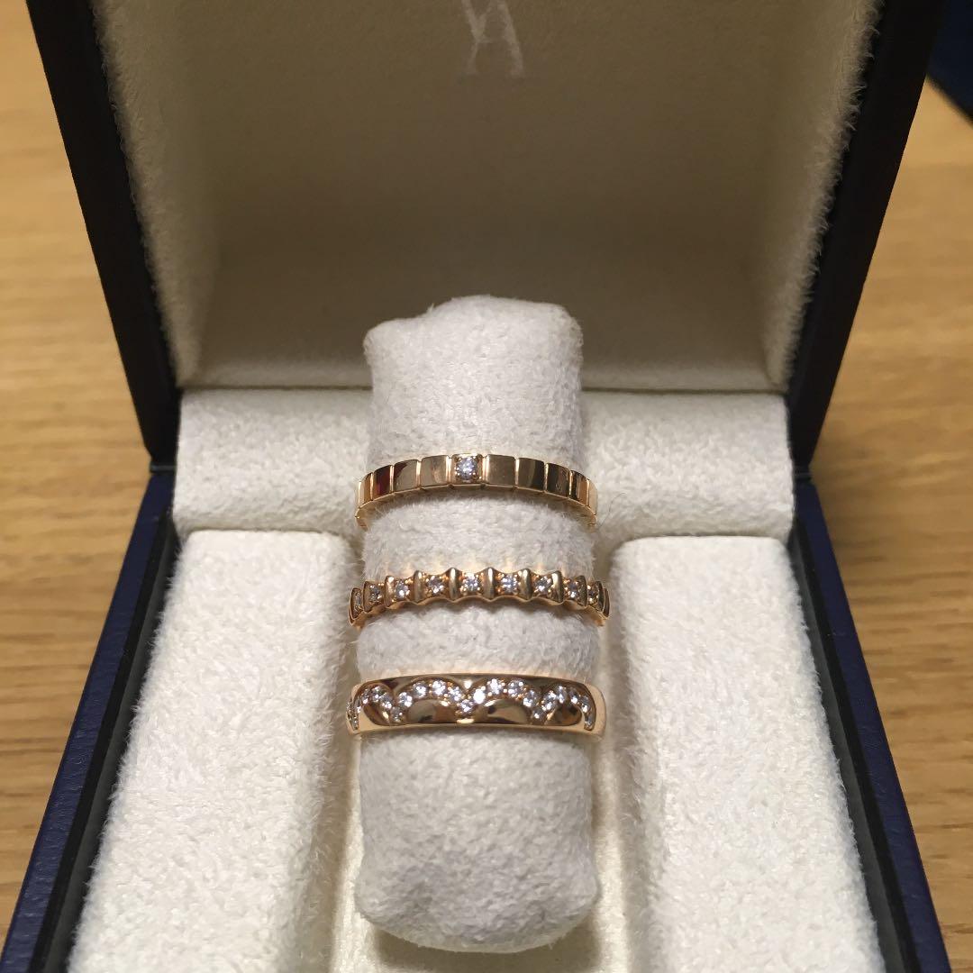 ヴァンドーム青山 35周年記念モデル K18ダイヤ3連リング - メルカリ