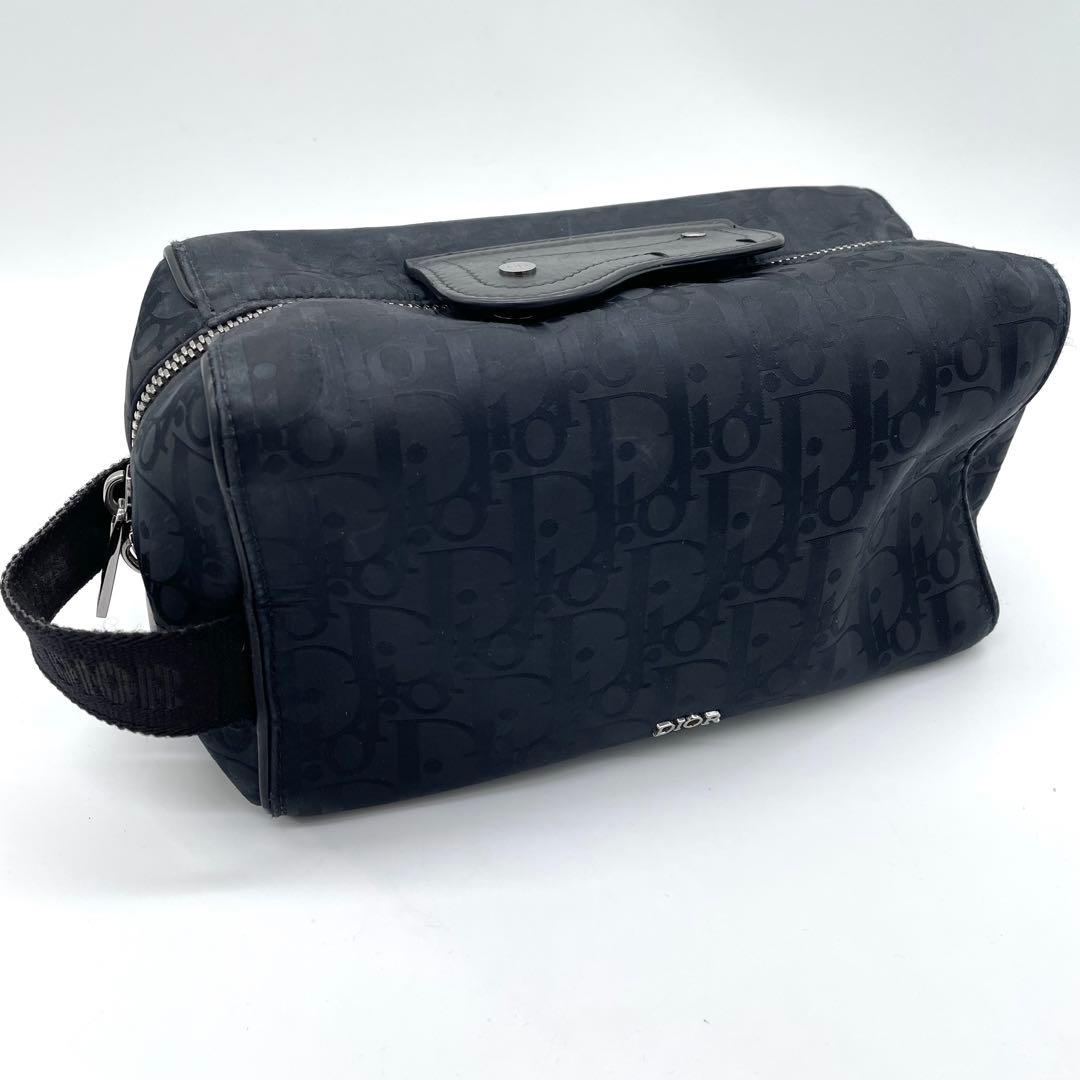 極美品】ディオール ランゴポーチ セカンドバッグ トロッター サドル