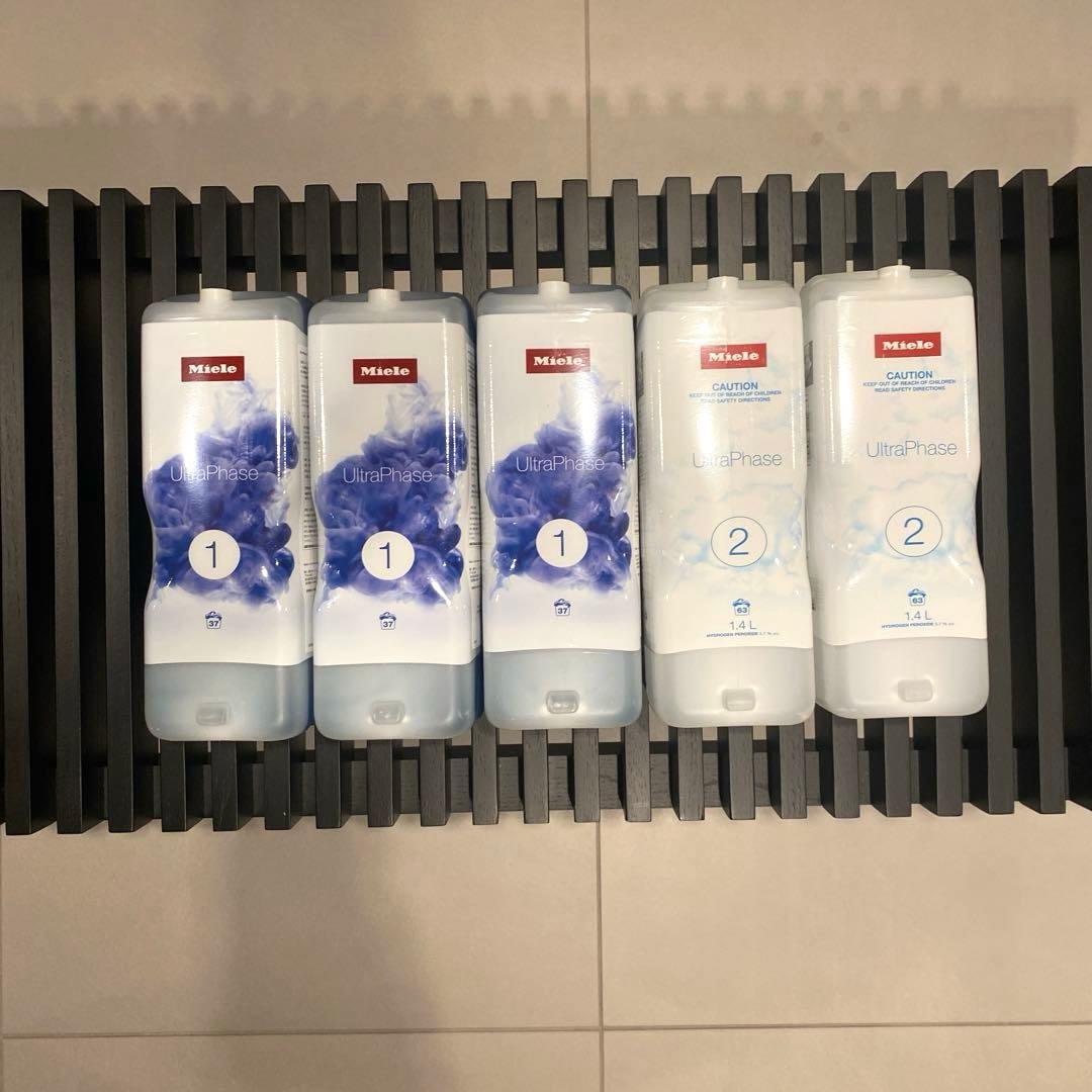 Miele ミーレ　Ultra Phase 洗濯洗剤5本セット 今までにない液体洗剤システム - 洗剤製品の利点