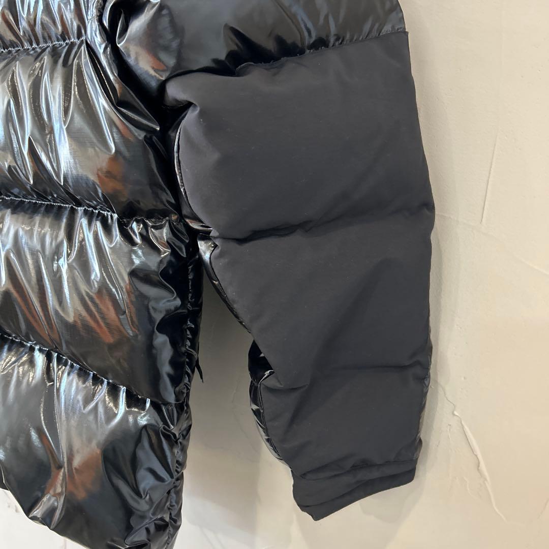 22AW ノースフェイスx シュプリームブラックダウンジャケット コラボ