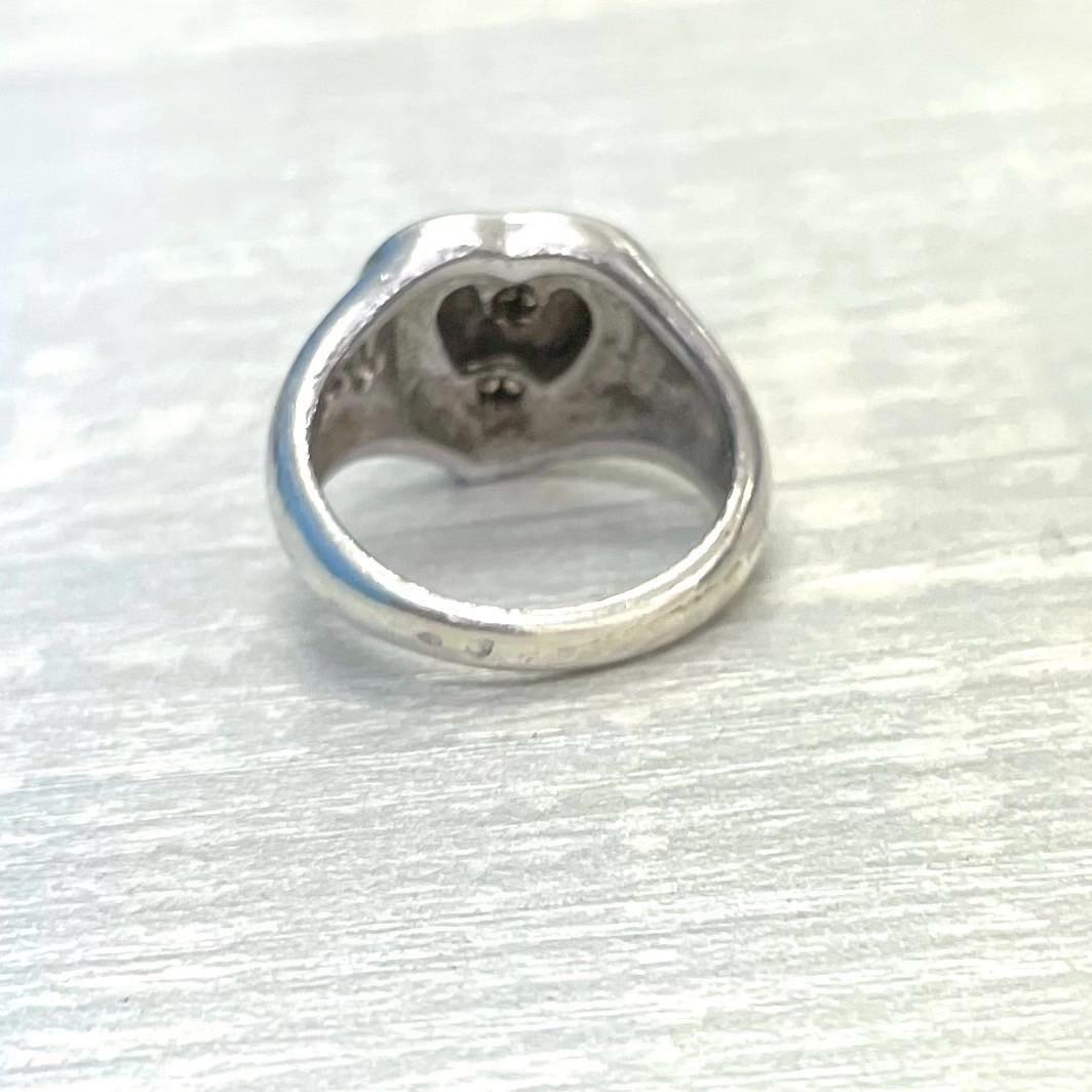 イヴサンローラン リング ハート シルバー 925 指輪 YSL ロゴ - メルカリ