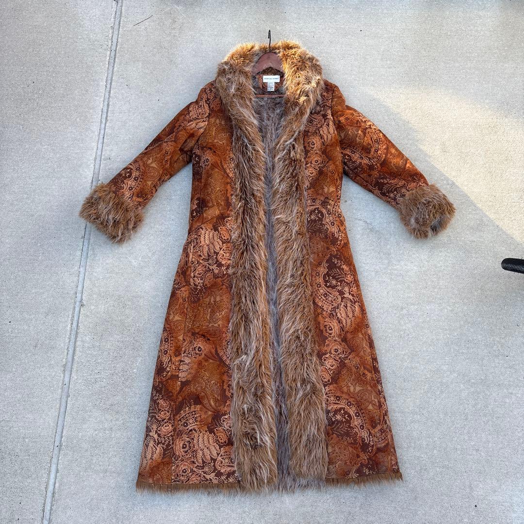 キ*︎様 70年代ヴィンテージ ロングフェイクファーコート 8873c2221f9490fd9b999ded4b9682