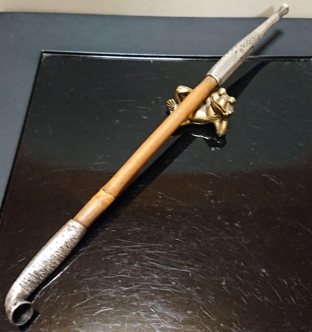 明治期 銀細工キセル 時代物煙管 - メルカリ