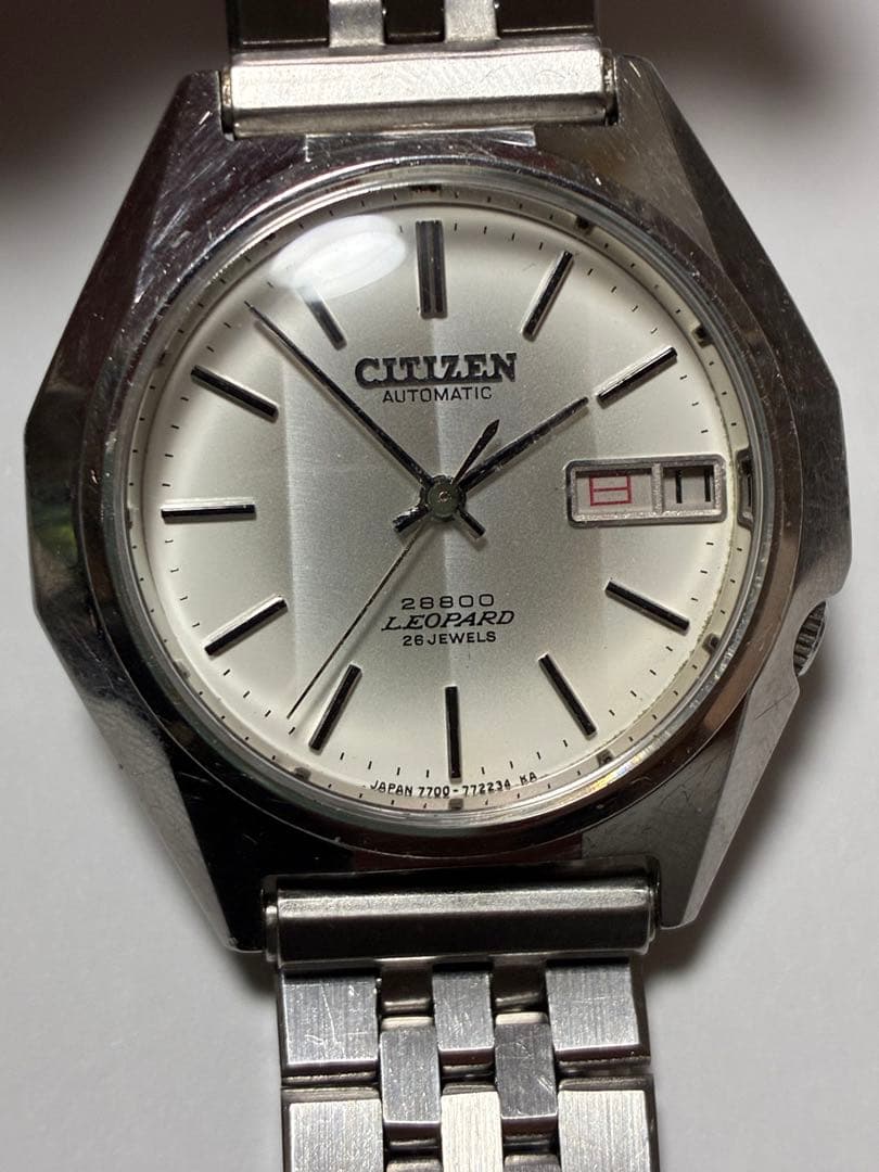 シチズン　レオパード　LEOPARD 28800 メンズ腕時計 CITIZEN（シチズン） 中古 OH済 レオパール LEOPARD 28800振動