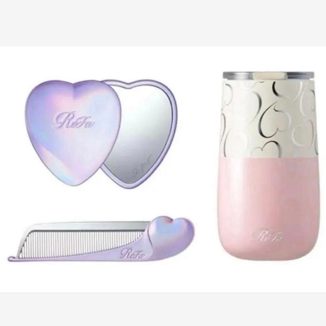 新品未開封 ReFa VIP 会員限定 ハートコーム ミラー シルキーパープル