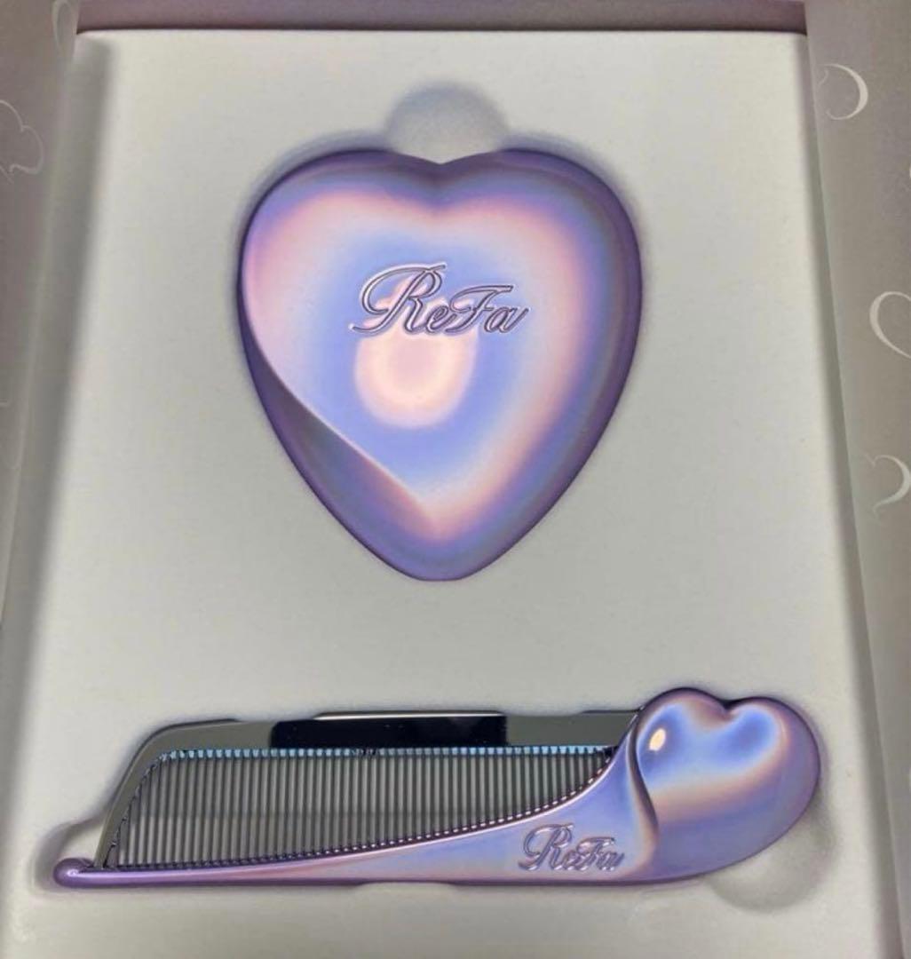 新品未開封 ReFa VIP 会員限定 ハートコーム ミラー シルキーパープル