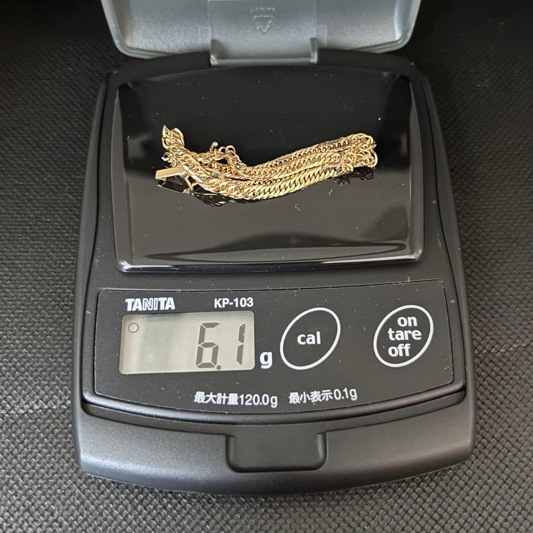 K18 喜平 KIHEI アンクレット 6.1g 8面トリプル YG レディース