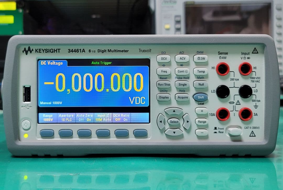 美品 KEYSIGHT 34461A 6.5桁 デジタルマルチメーター動作良好 34461A/GPB KEYSIGHT TECHNOLOGIES, Bench Digital Multimeter