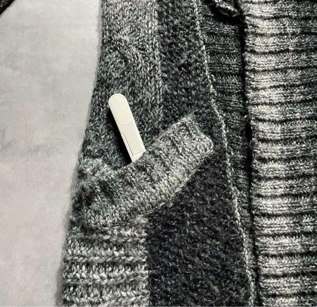 “Roen” skull knit long cardigan gown y2k