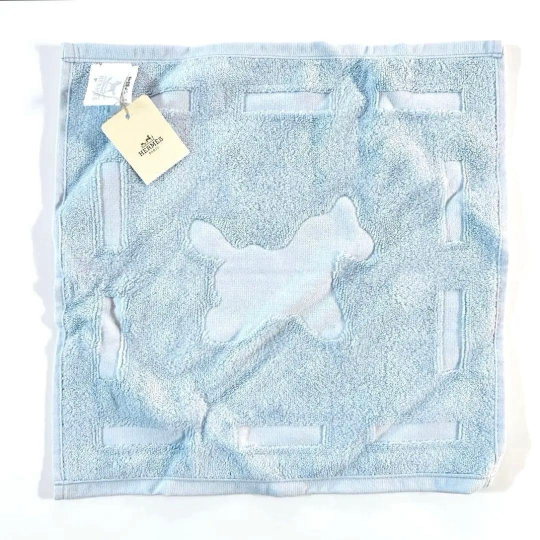 エルメス HERMES タオルハンカチ 新品タグ付き 箱付き ポニー ホース