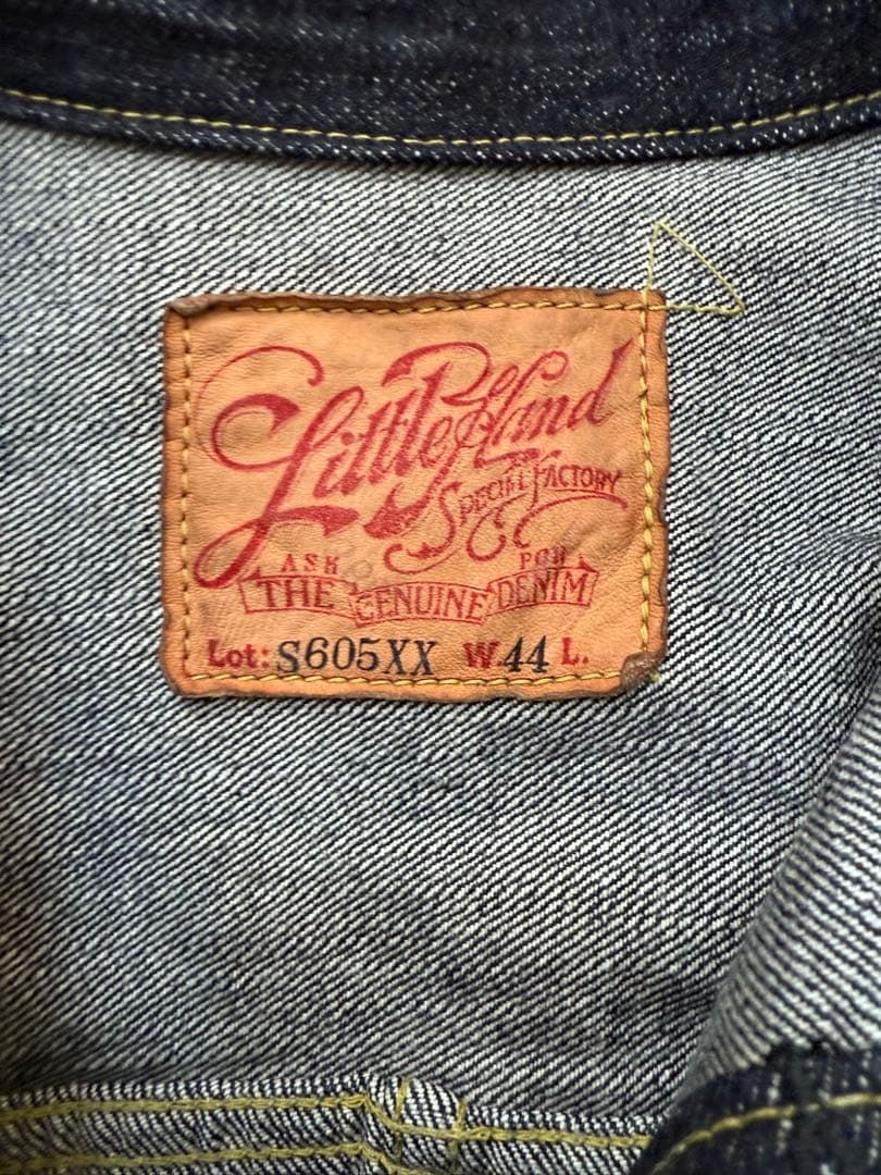 入手困難 little hand リトルハンド大戦デニムジャケット44Tバック