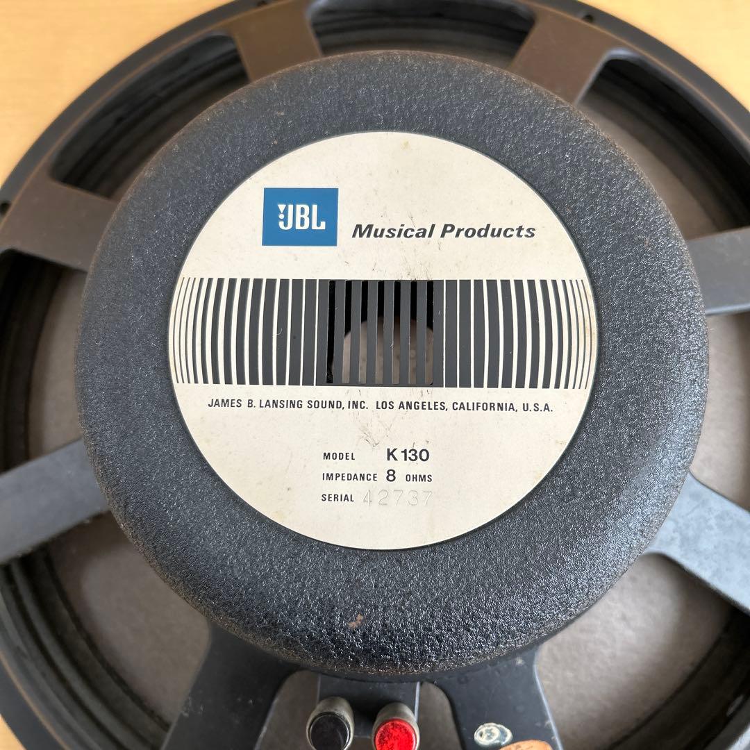JBL K130-8Ω 15インチ アルニコV 楽器用スピーカー - メルカリ