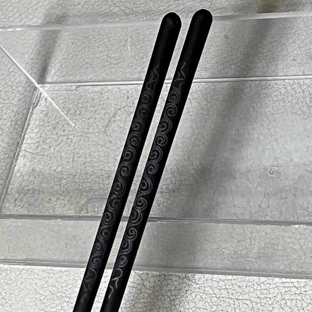 高木治良兵衛 象嵌入 火箸 共箱 茶道具 【k3444】 - メルカリ