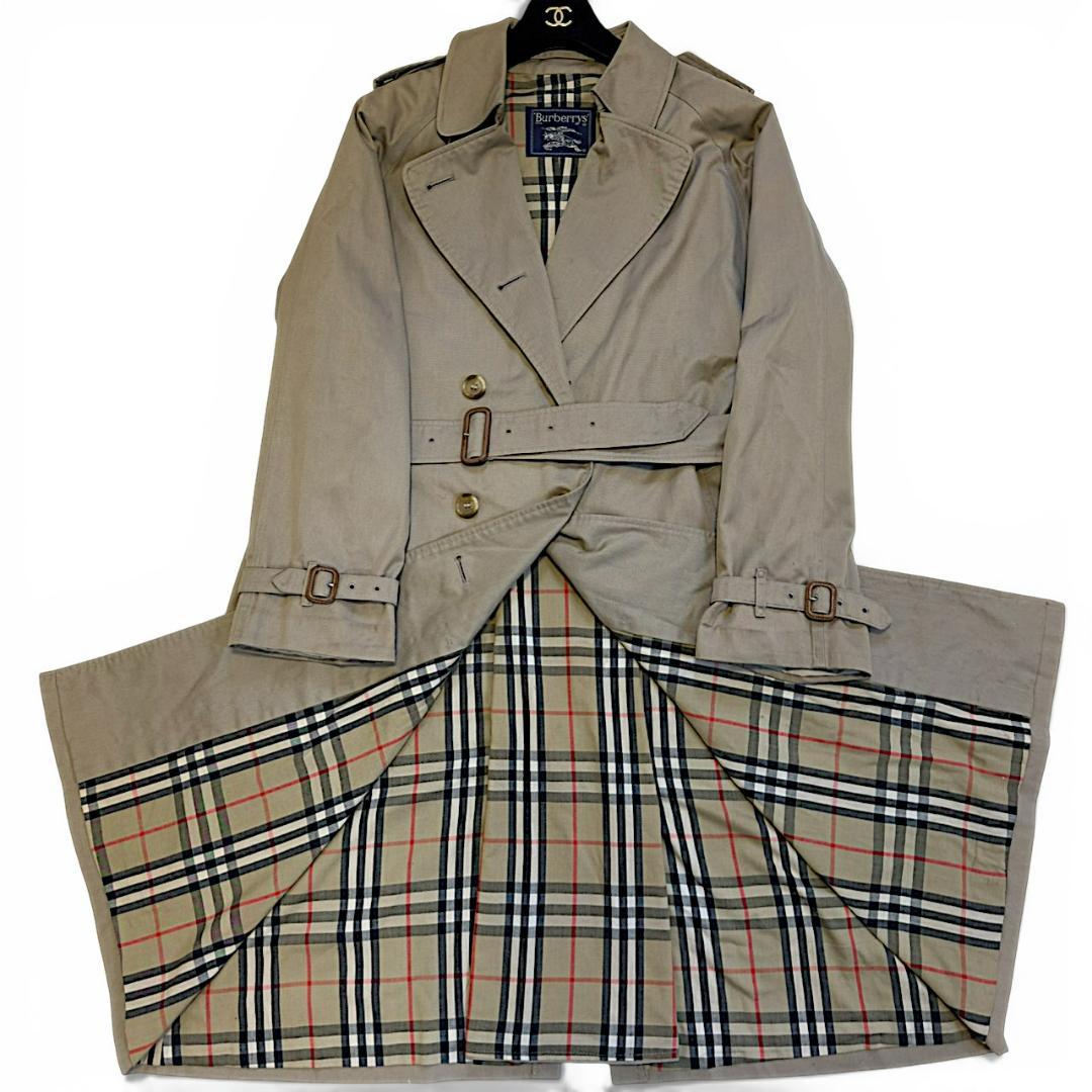 BURBERRY ノバチェック 腰ベルト コットン トレンチコート - メルカリ