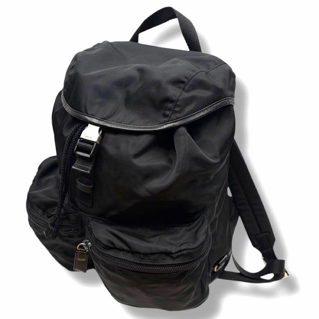 【美品】PRADA プラダ リュック バックパック ナイロン 三角ロゴ ブラック 楽天市場】美品 プラダ PRADA 三角ロゴ リュックサック バックパック W