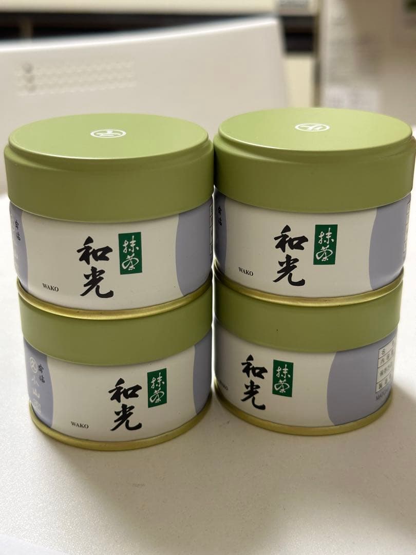 丸久小山園抹茶　和光4缶セット20gx4缶 抹茶 宇治 丸久小山園 和光 20g 缶詰（わこう） 薄茶 茶道 京都府産 お