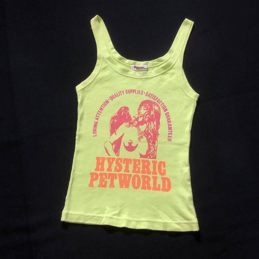 archive HYSTERIC GLAMOUR PetWorld タンクトップ hysteric glamour early 2000s black tank top – hachi archive