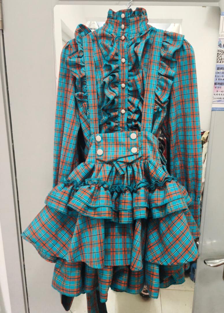 即納]CATCOCOONクラシカルドール 長袖 セットアップ 青チェック - メルカリ