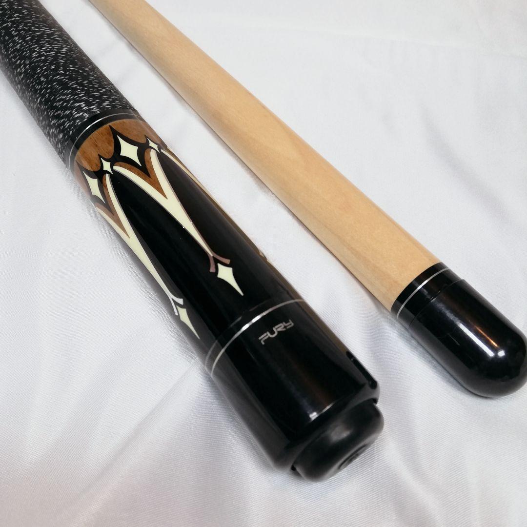 【極美品】FURY ビリヤードキュー 木目デザイン リネングリップ 高性能 フューリー キュー CX-2 (STEシャフト) Fury / ビリヤード 通販 キュー