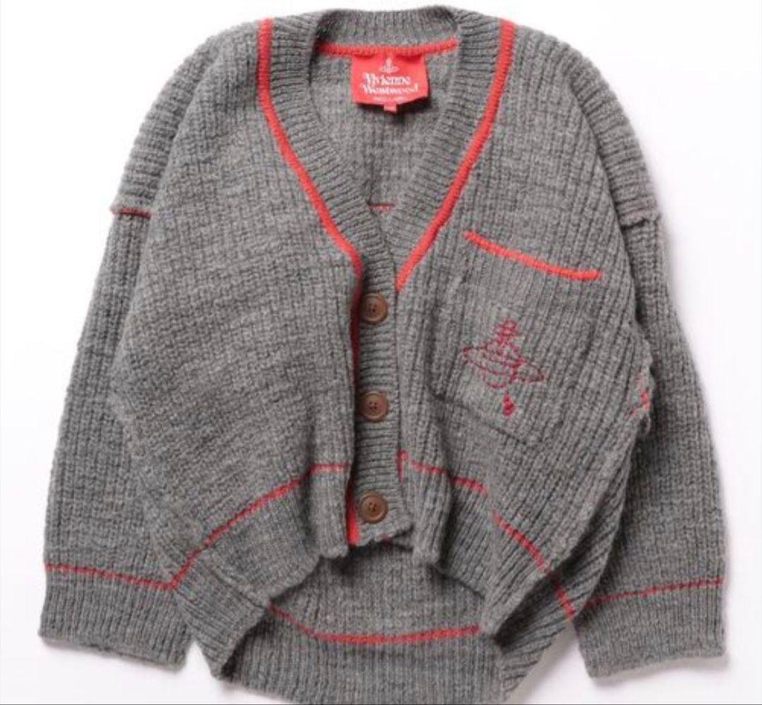 Vivienne Westwoodウールカーディガン Vivienne Westwood☆関税込 メンズロゴ刺繍ウール カーディガン