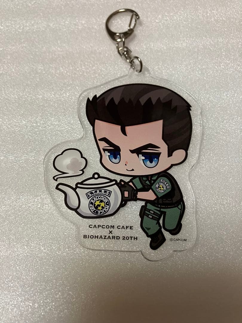 CAPCOM CAFE × BIOHAZARD　デカアクリルキーホルダー／クリス カプコンカフェ×「バイオハザード RE:3」カフェコラボグッズ一斉公開