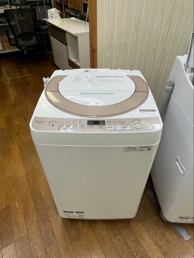 訳あり 7.0kg SHARP 2019年 ES-KS70U 全自動 縦型洗濯機