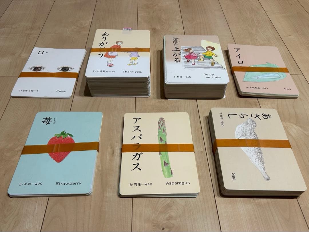 家庭保育園 絵カード 1500枚 箱無し - メルカリ