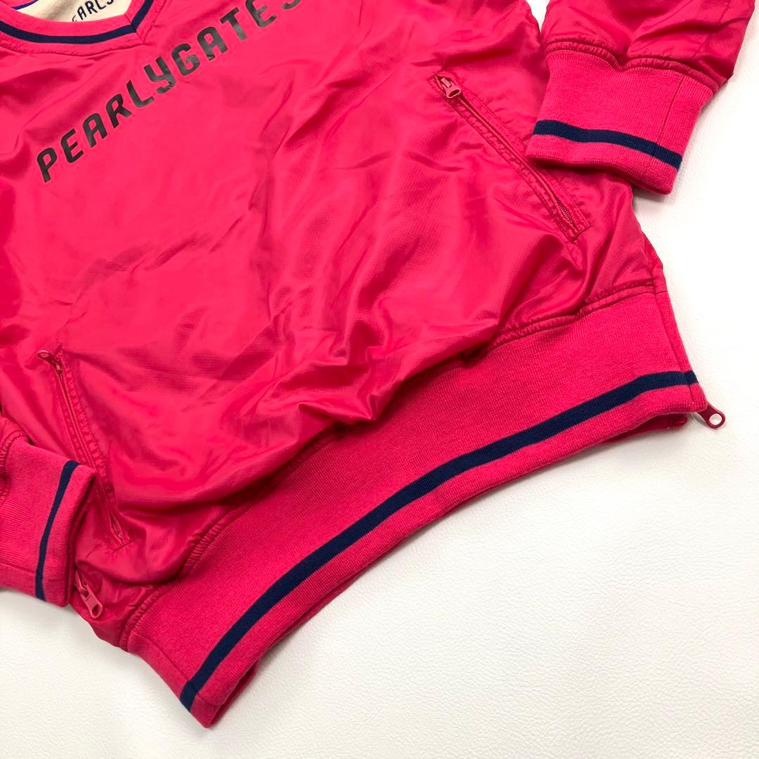 美品 PEARLYGATES スニード 裏起毛 リバーシブル ゴルフ ワッペン